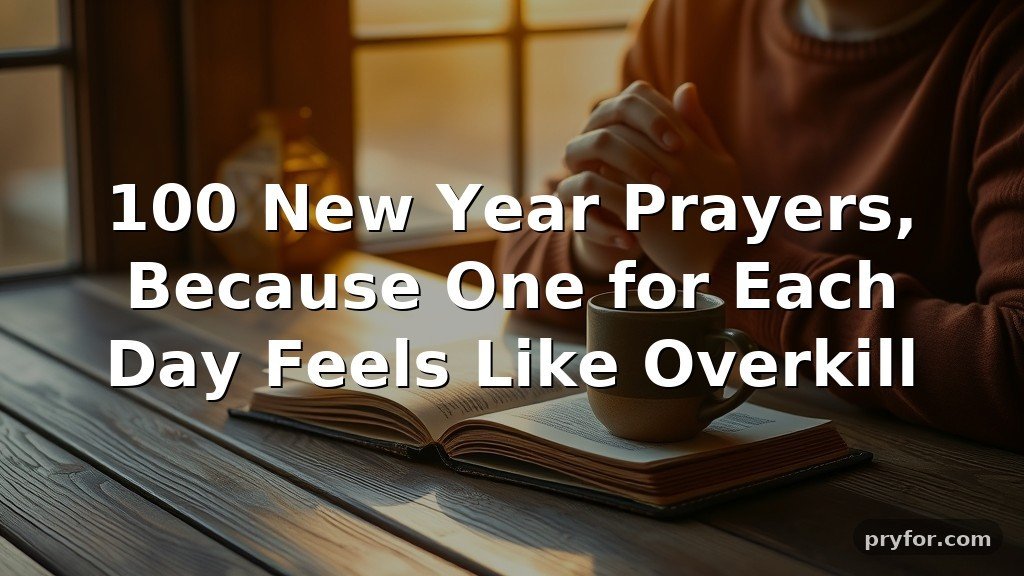 100 New Year Prayers, Because One for Each Day Feels Like Overkill