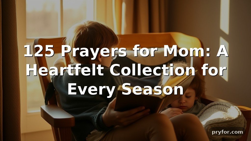 125 Prayers for Mom: A Heartfelt Collection for Every Season