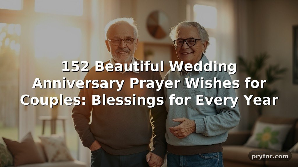 152 Beautiful Wedding Anniversary Prayer Wishes for Couples: Blessings for Every Year