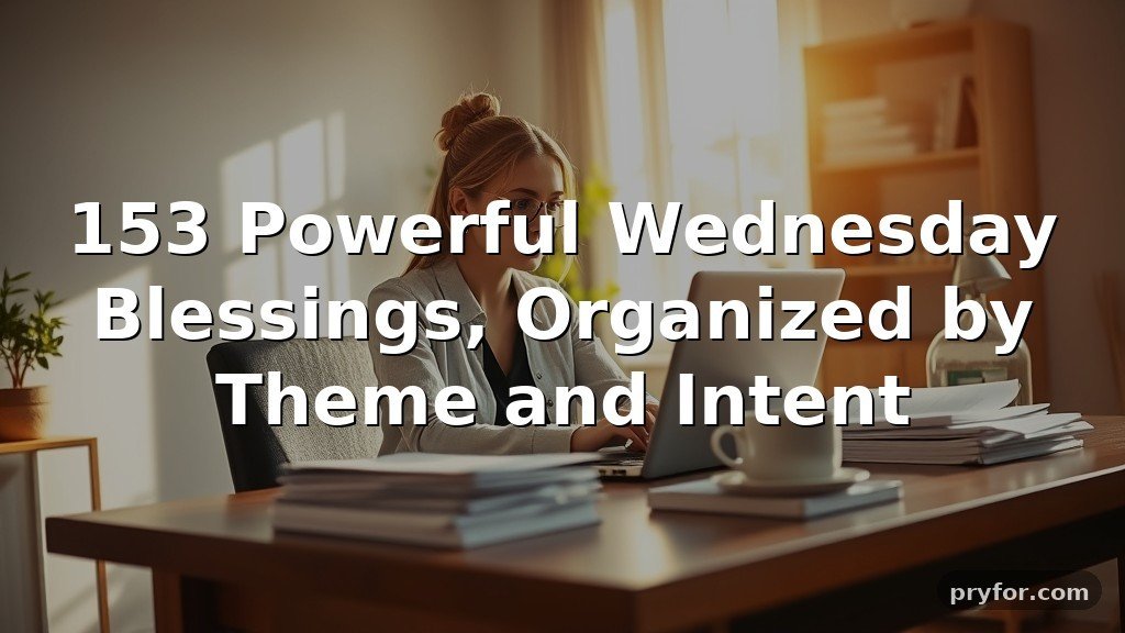 153 Powerful Wednesday Blessings,